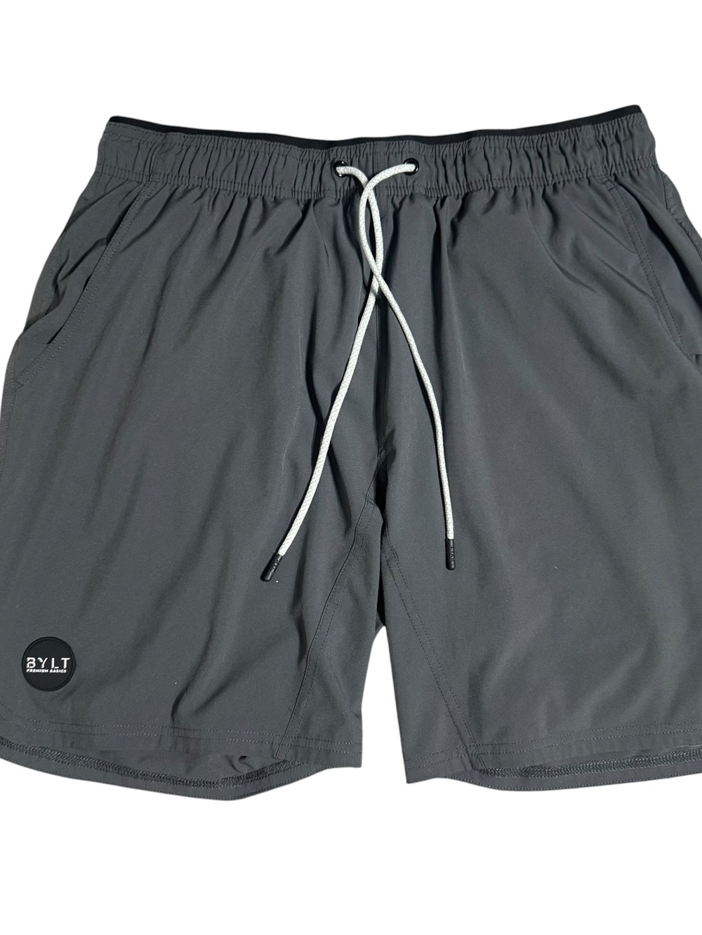 Bylt Shorts Mens XL Gray Premium Basics Training Short Performance Gym